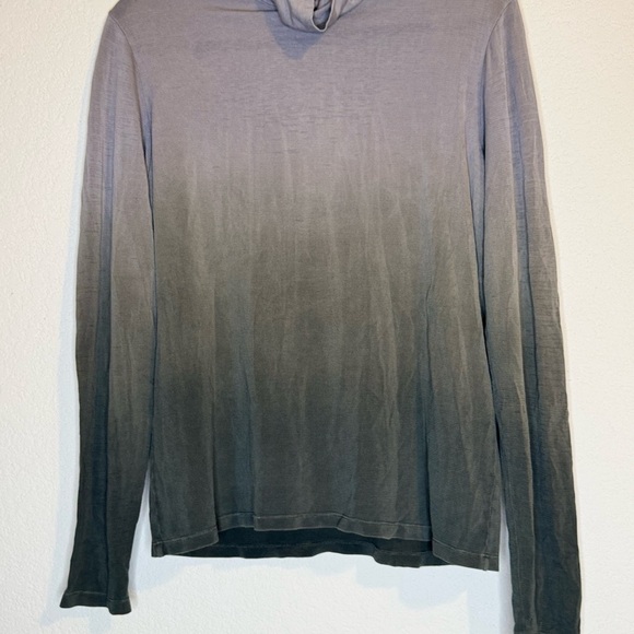 Lynn Ritchie Moody Two Tone Sheer Turtleneck Top - Picture 5 of 10